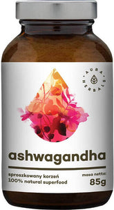 Ashwagandha-rotpulver 85g AURA-KRÄUTER